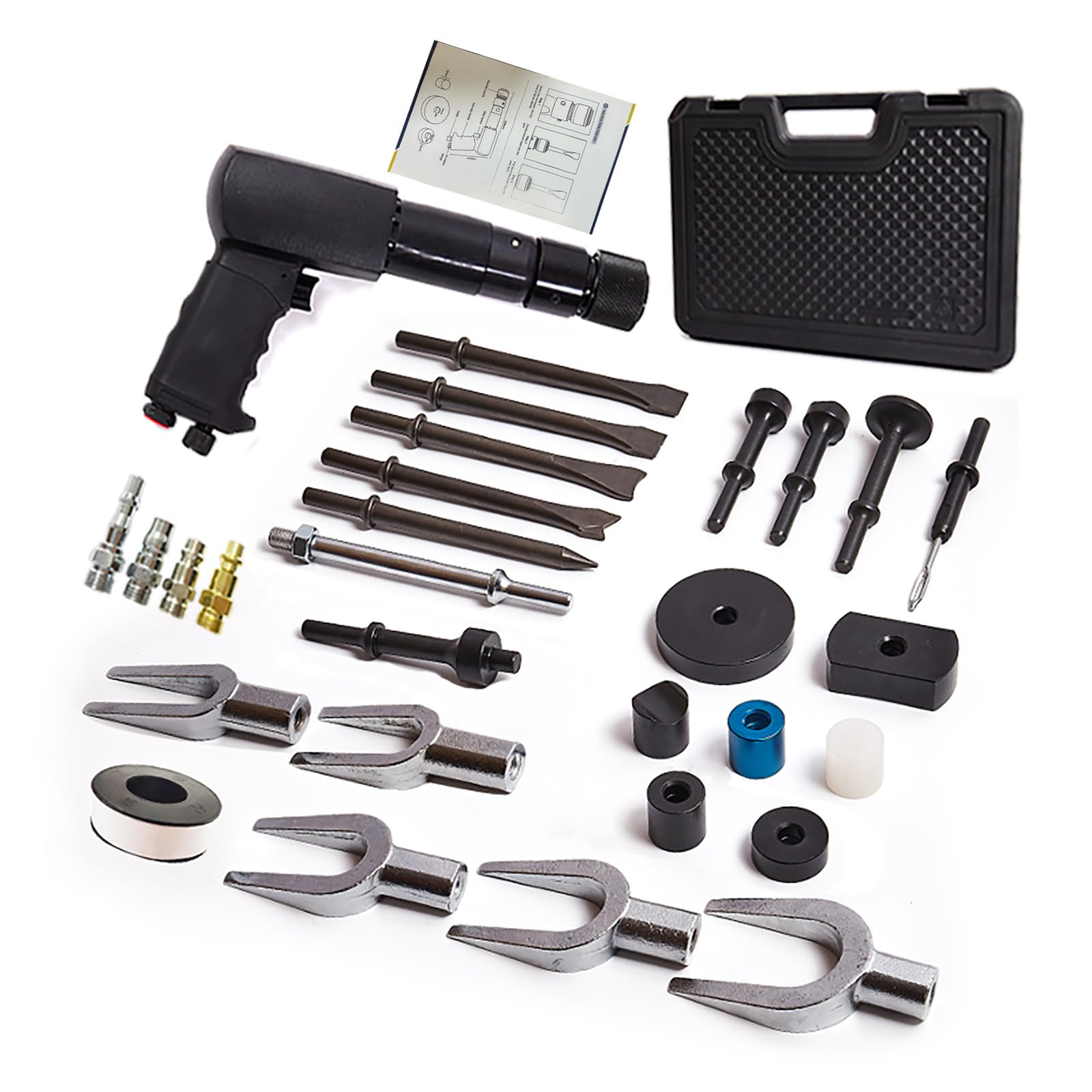 GINROY Air Hammer Kit - 29 Piece Pneumatic Tool Set -1