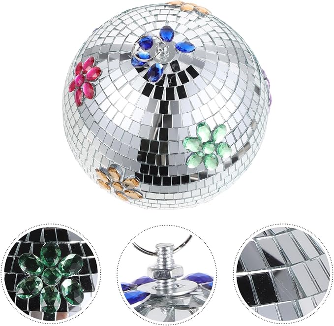 Bola Espejada para Disco Abaodam 8 pulgadas miniatura 6