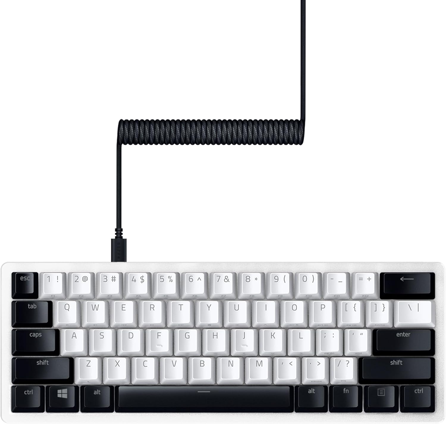 Tecla PBT+cable en espiral