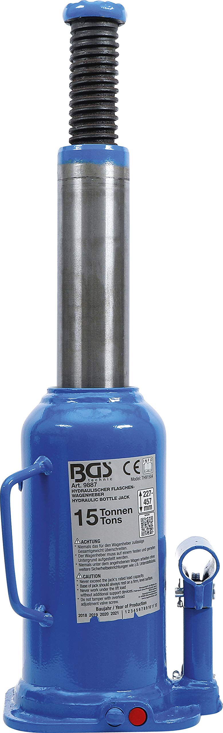 BGS 9887 | Cric à vérin hydraulique | 15 t