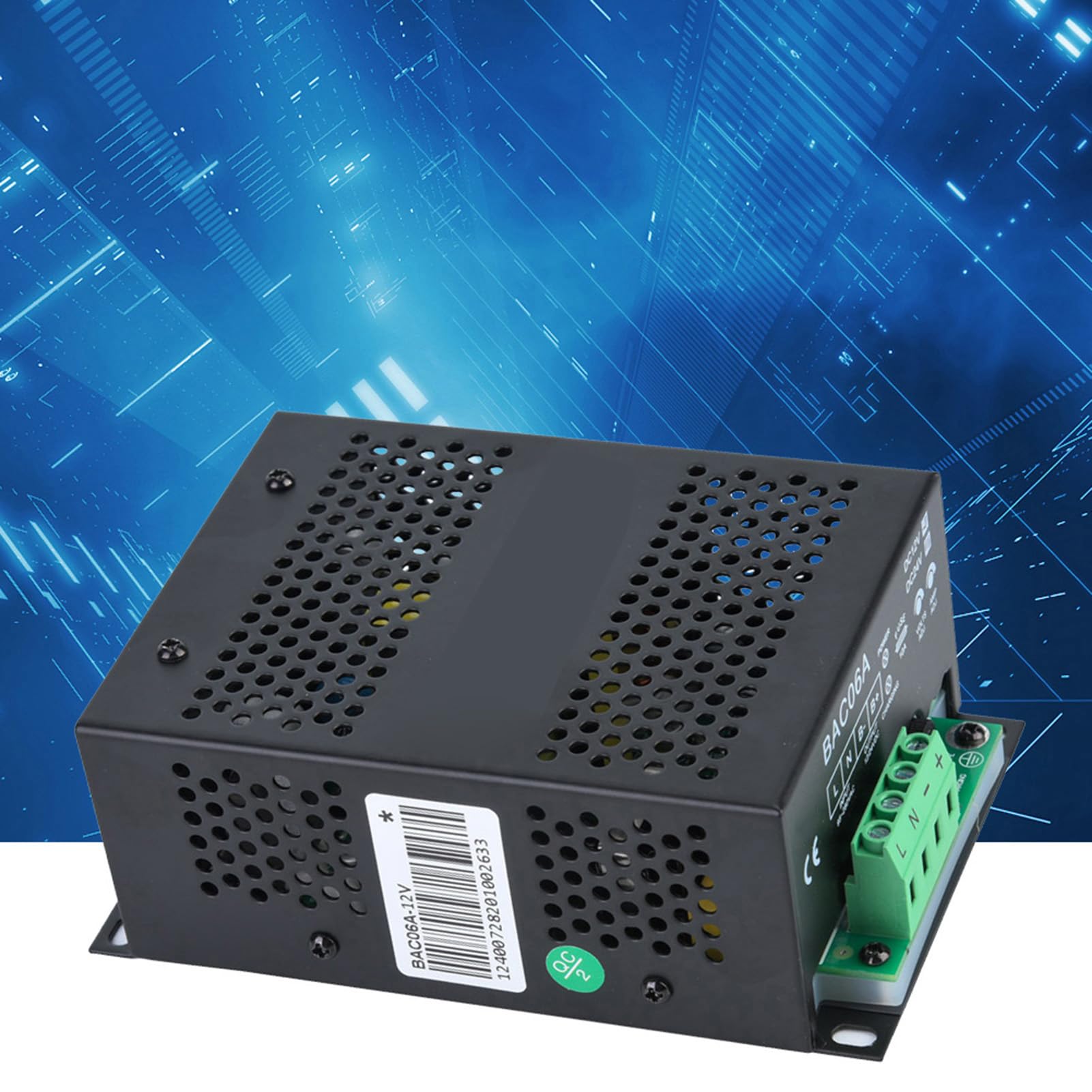 Caricabatterie automatico intelligente da 12 V, caricabatterie al piombo-acido ad alta efficienza per kit di accessori generatori