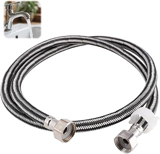 1.2 m Manguera de Ducha G1/2"xG1/2", Grifo de Manguera Flexible, Grifo Manguera de Conexión De Acero Inoxidable 304, Latiguillo Cisterna Wc, Manguera Flexible Trenzada Ducha para Mezclador