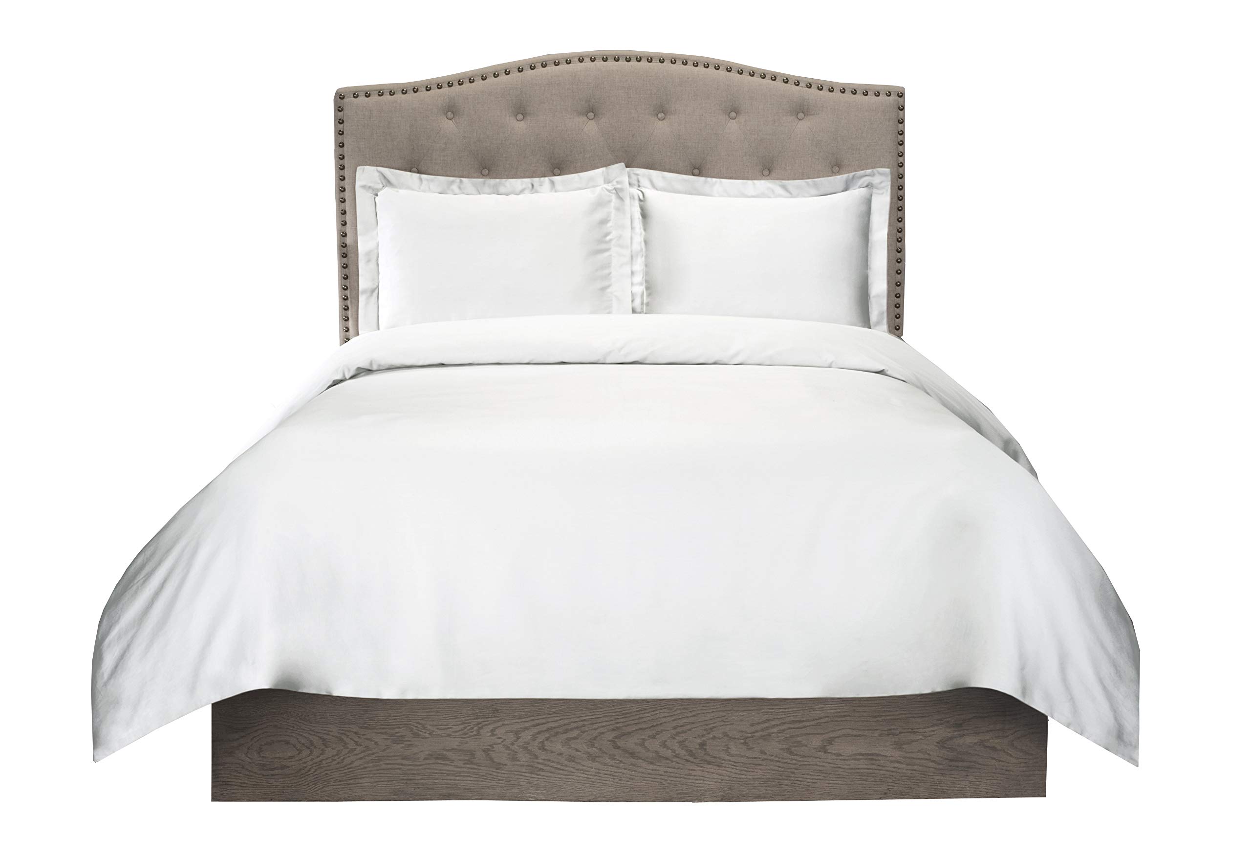 Elite Home Organic Cotton Duvet Set, Full/Queen, Blush