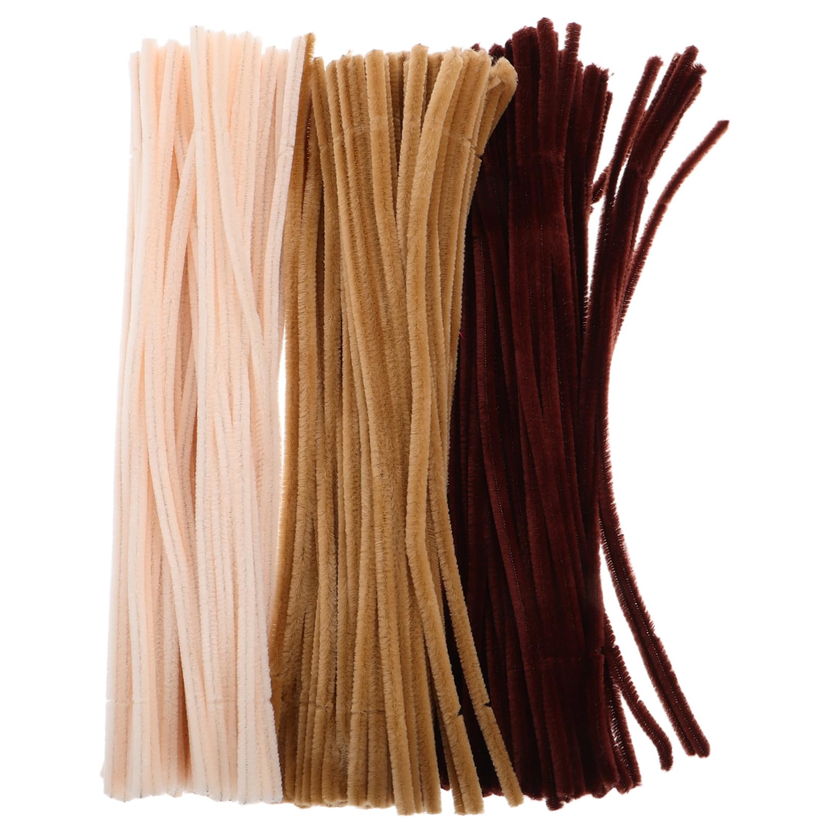 ARTIBETTER 300pcs Chenille Pipe Cleaners Non-Slip Solid Craft Sticks for Boys and Girls DIY Christmas Decorations Educational Art Supplies