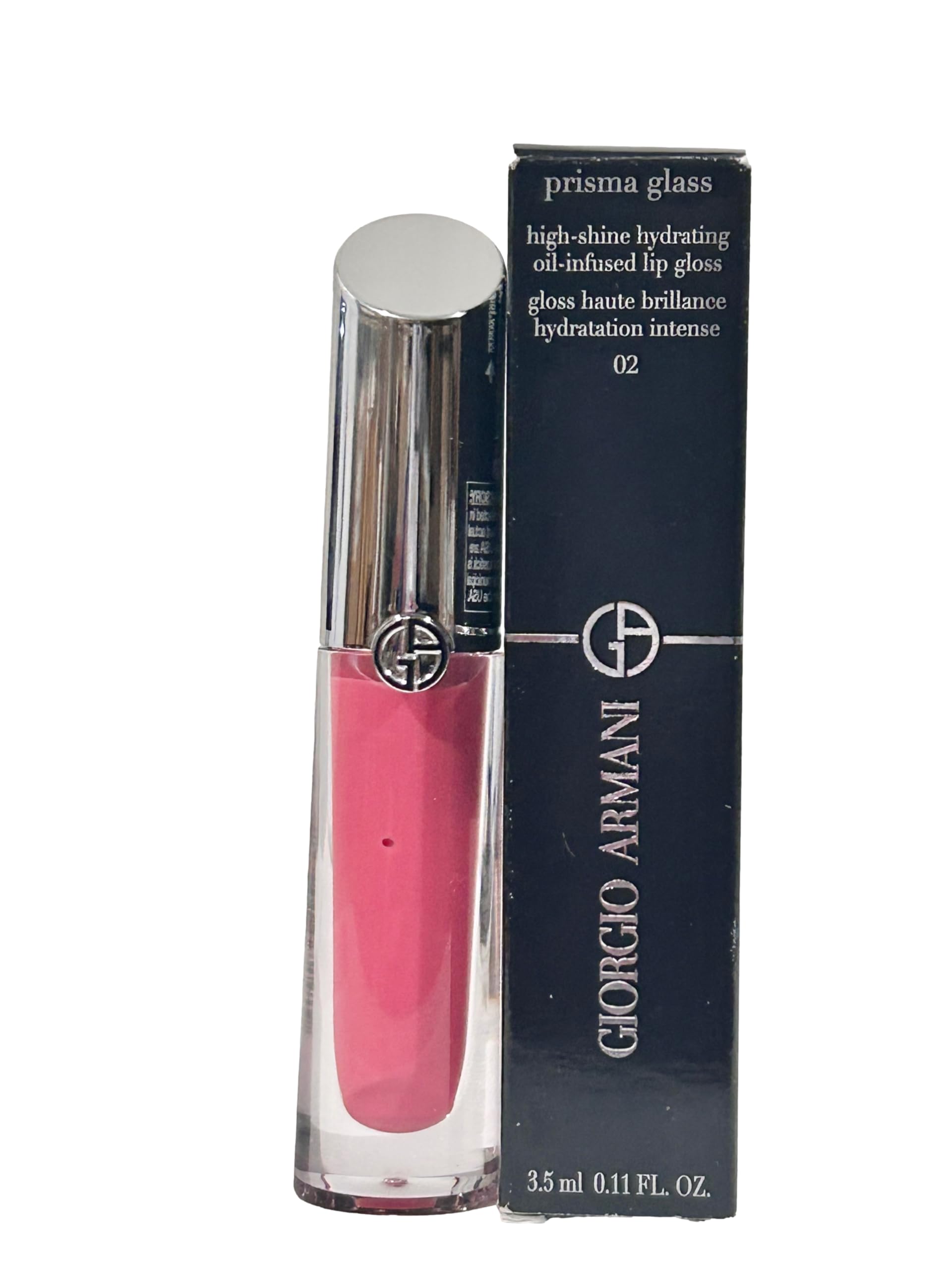 Prisma Glass Lip Gloss - 02 Candy Halo by Giorgio Armani for Women - 0.11 oz Lip Gloss