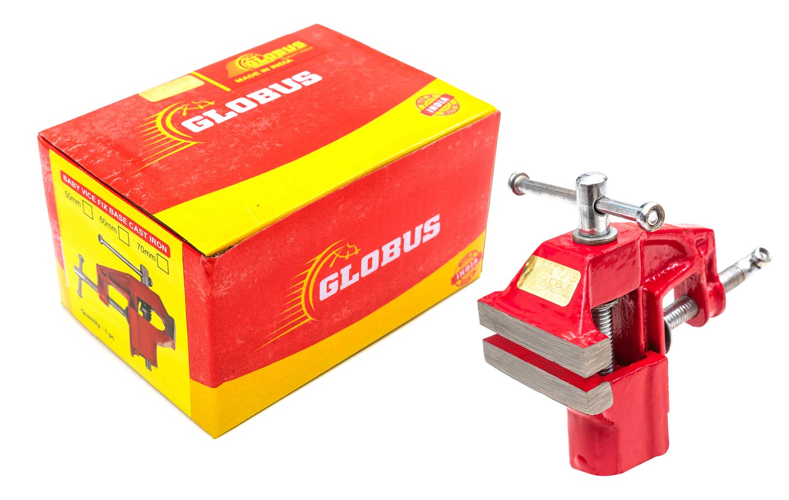 GLOBUS Cast Iron Baby Vice- (50 mm, Red) (B012GAQ1OK) Amazon Price History, Amazon Price Tracker