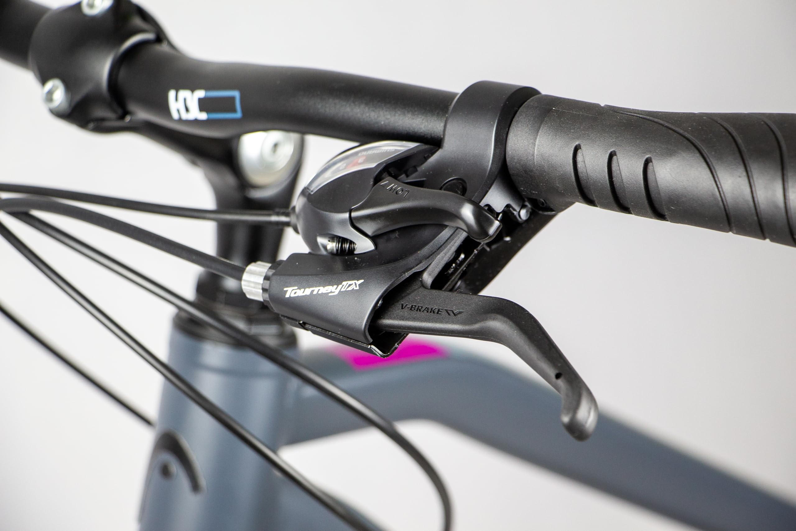 HEAD Bicicleta de Cross I-Peak 1.0 Joy para Mujer, Color Gris Mate y Rosa, 50