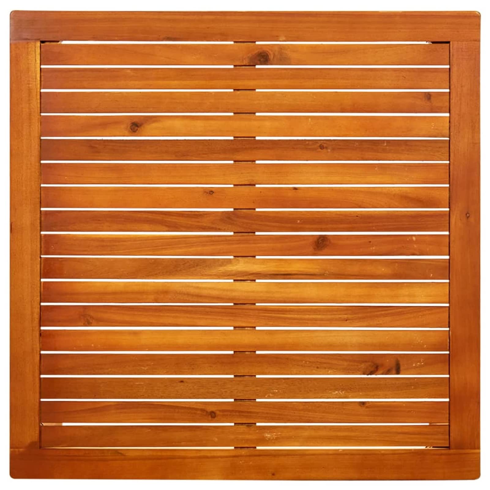 LAPOOH Ogrodowy stolik kawowy 85 x 85 x 45 cm lite drewno akacjowe, stolik kawowy ogrodowy, stolik pomocniczy na zewnątrz, stolik kawowy na zewnątrz-316396