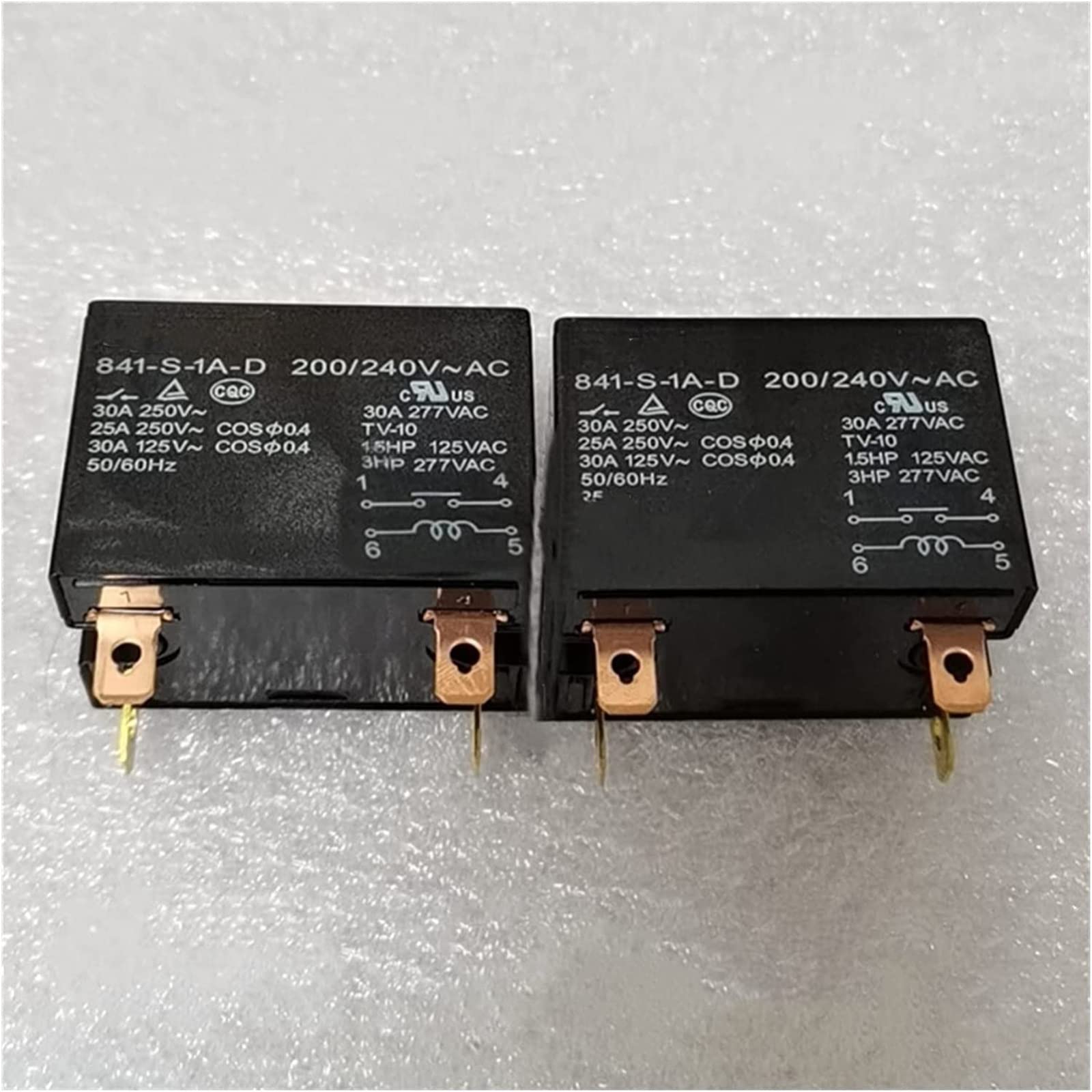LKPEHTAGN Relay 841-S-1A-D-12VDC 841-S-1A-D-24VDC 841-S-1A-D-200/240VAC 841-S-1A-D 841 S 1A D 4PIN 200/240VAC 24V 12V 30A