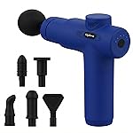 Lifelong Percussion Massage Gun | Full Body Massager for Pain Relief | Rechargeable Cordless Deep Tissue Massage Machine | 6 Specialised Heads for Use at Gym, Home & During Travel