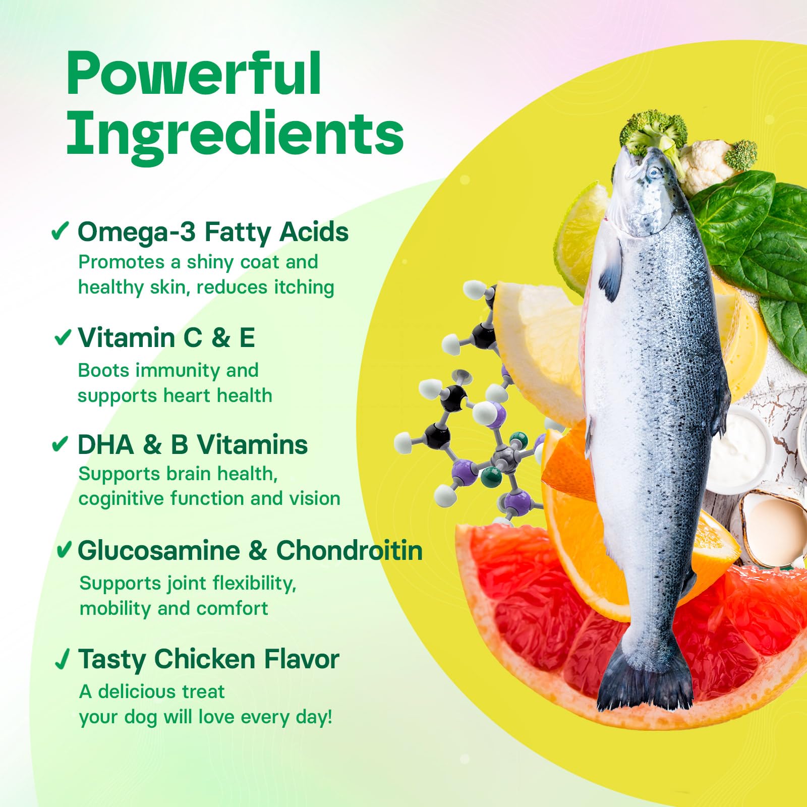 8-in-1 Advanced Multivitamin for Dogs - Chicken Soft Chews - 60 Count — Amazon image 3