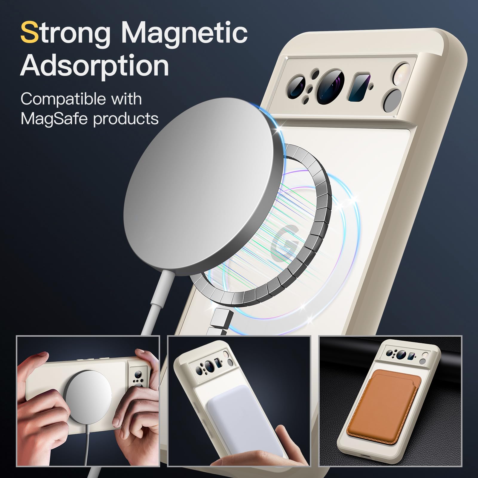 Amazon.com: JETech Magnetic Case for Google Pixel 8 Pro 6.7-Inch