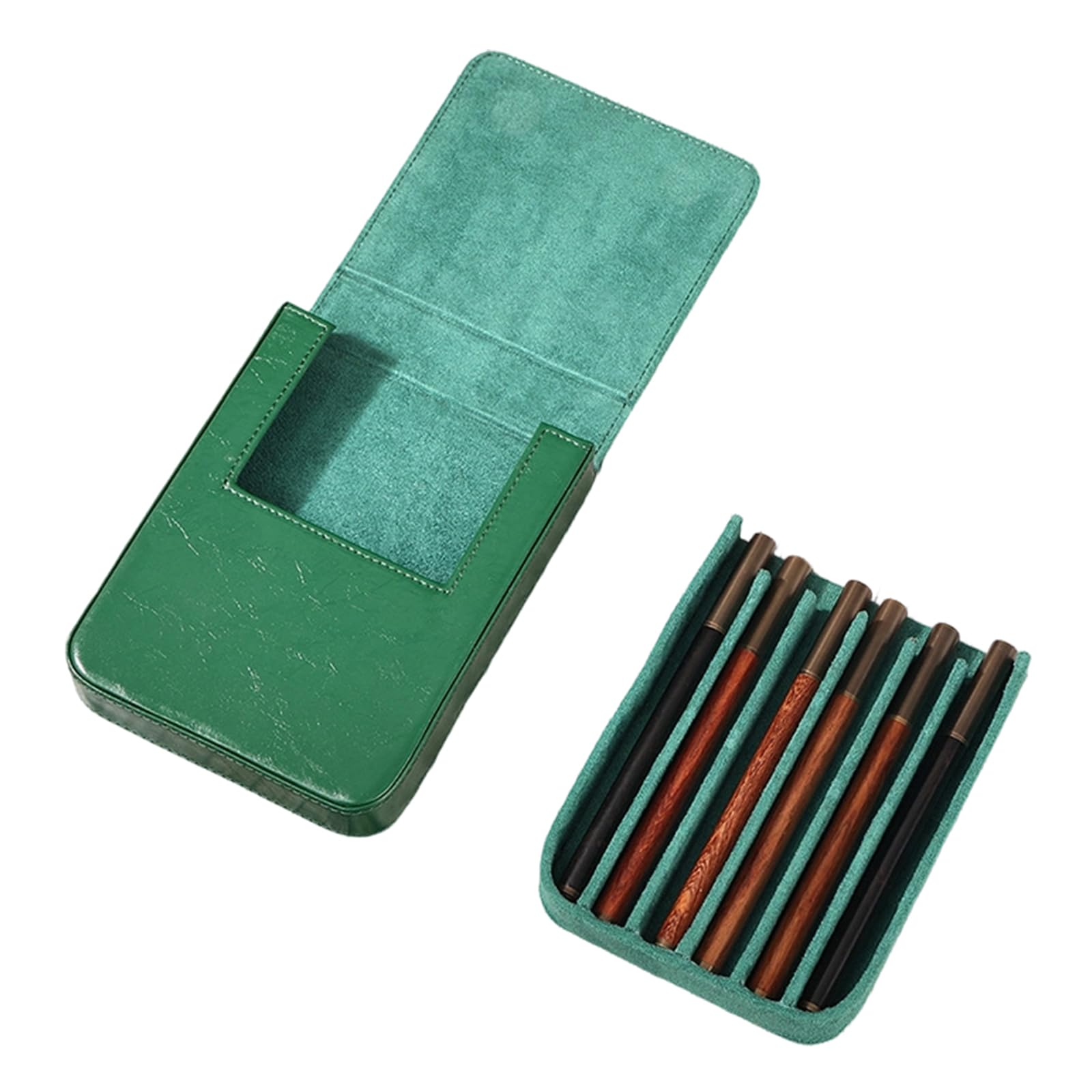 Portapenne professionali in pelle Portapenne con capacità per 6 penne Design per dirigenti e uffici Utilizza portapenne in pelle