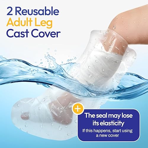 Miniatura 4 de ALLAY Fundas de fundición para patas de ducha  2 piezas de cubiertas de pierna para ducha  Cubierta de ducha fundida de sellado hermético para patas