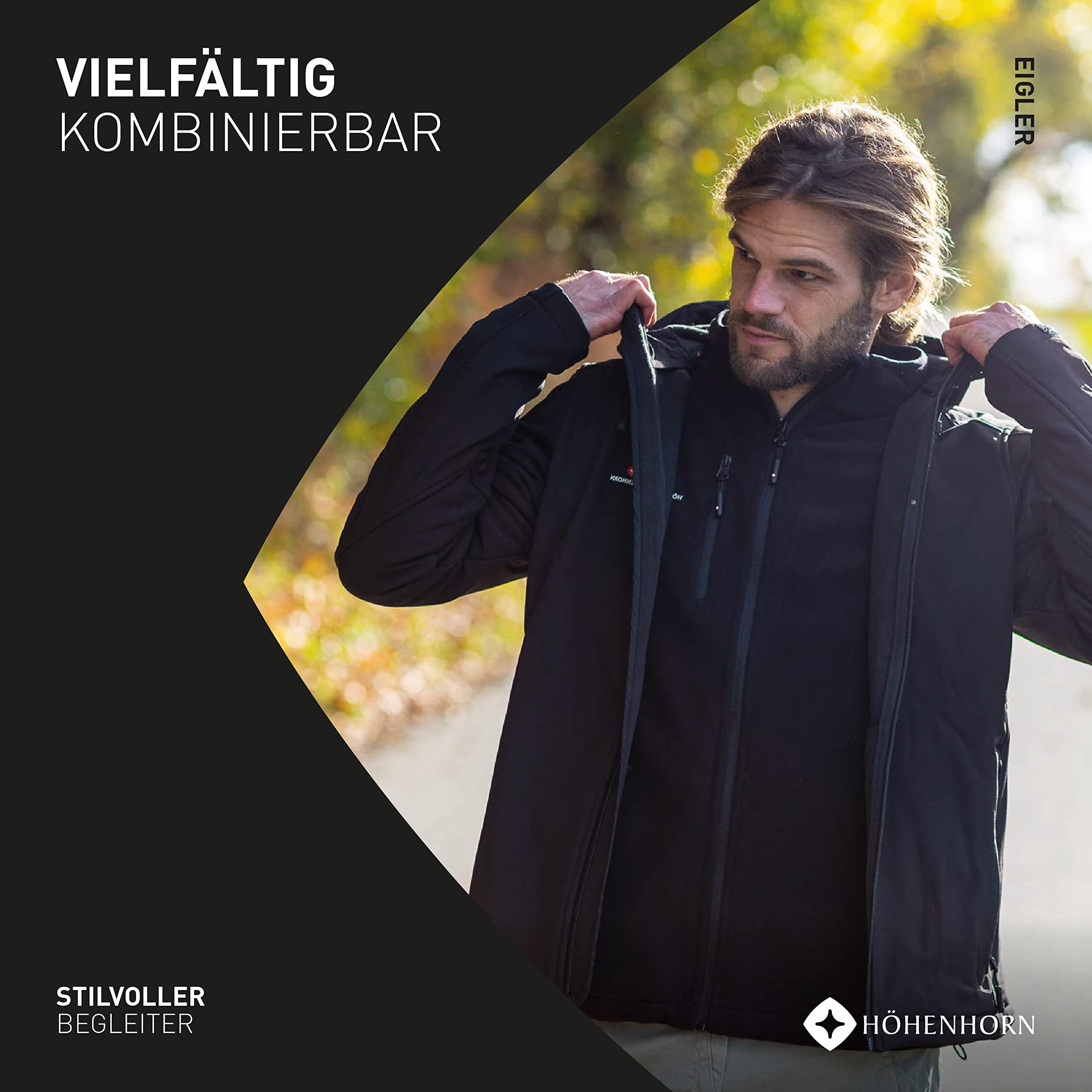 Eigler Höhenhorn Herren Fleece Jacke Full Zip Outdoor