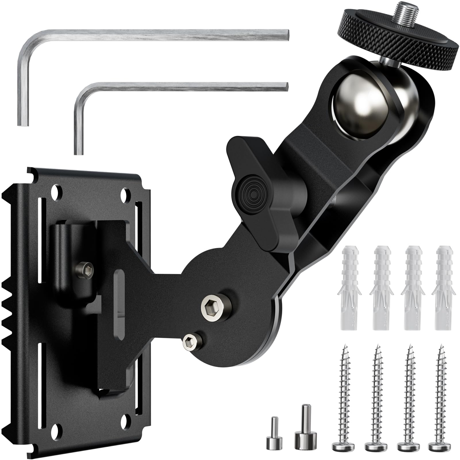 Support de montage avec vis ou sangle pour stabiliser vos caméras