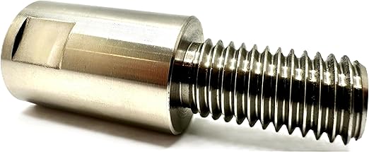 2-3/4” Stainless Angle Grinder Arbor Extension, 1-1/4” Thread Length, Extra Threads On Power Tools with 5/8”-11 Arbor, Angle Grinder Airway Buff Extender Kit for Buffing & Airway Wheels