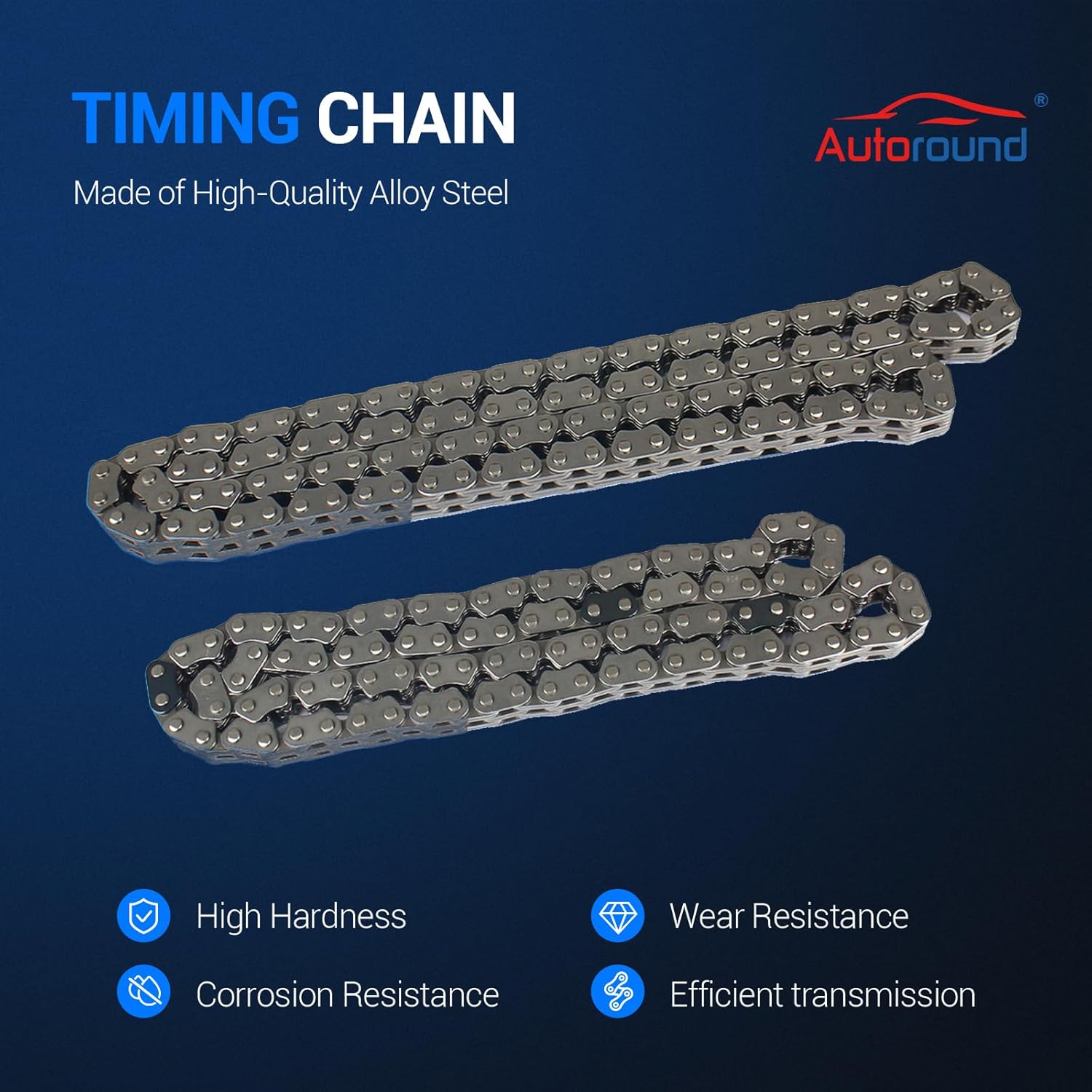 Autoround 9-0753S Timing Chain Kit [3.6L 3.2L 3.0L 2.8L] Fit for Chevy, GMC, Cadillac, Buick, Pontiac- Malibu Equinox Impala Colorado Traverse Acadia Terrain CTS, w/Chain Tensioner Guide Rail Sprocket - Image 4