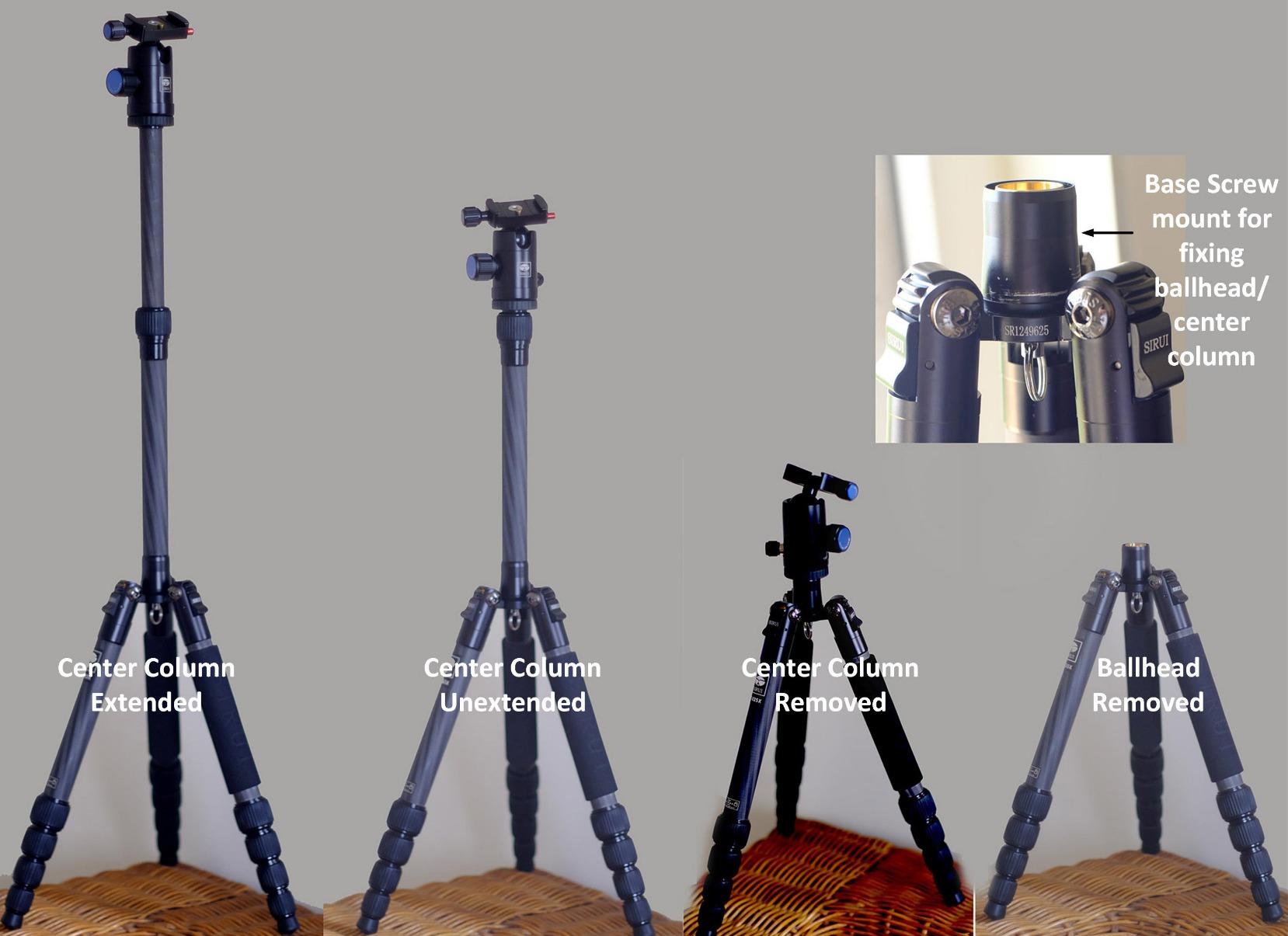 Buy Sirui T025X 52 Carbon Fiber Tripod with C10X Ball Head & Case