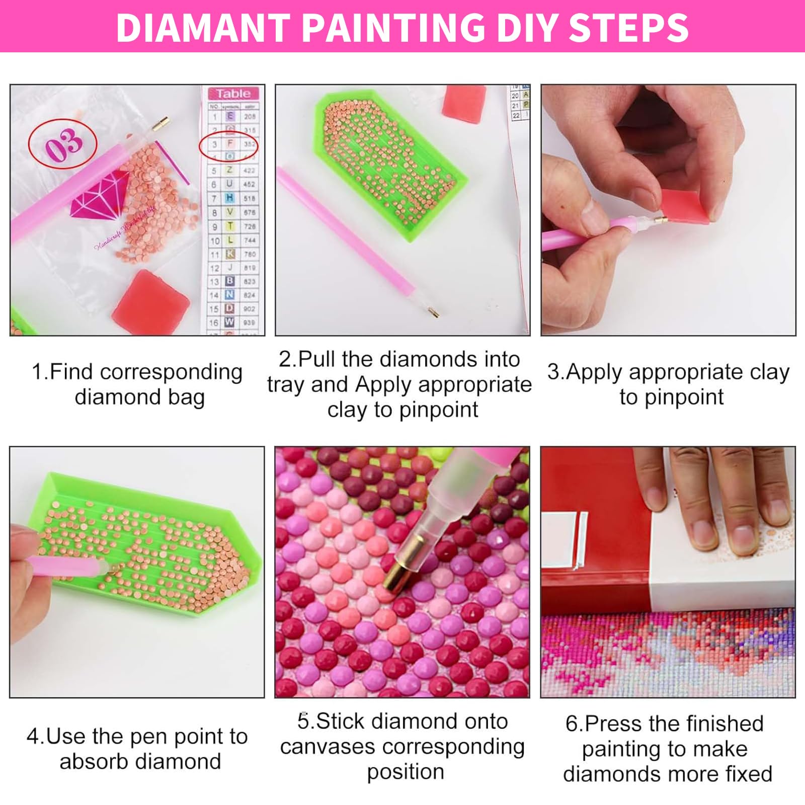 Tableau Diamant 5D 40x40cm - Arbre De Vie Spirituel Yin Yang | Kits Peinture Diamants Adultes Débutants - Décoration Murale Maison - 2