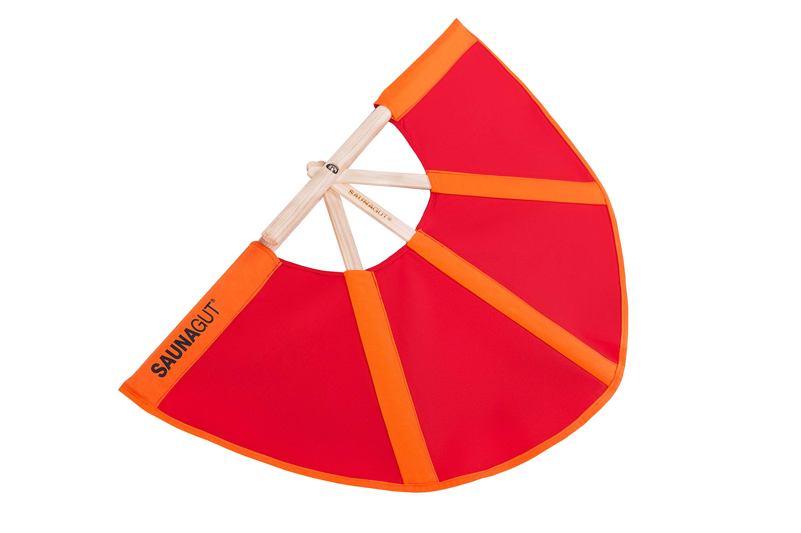 Aufgussfächer (MINI/KLEIN, Orange-rot)