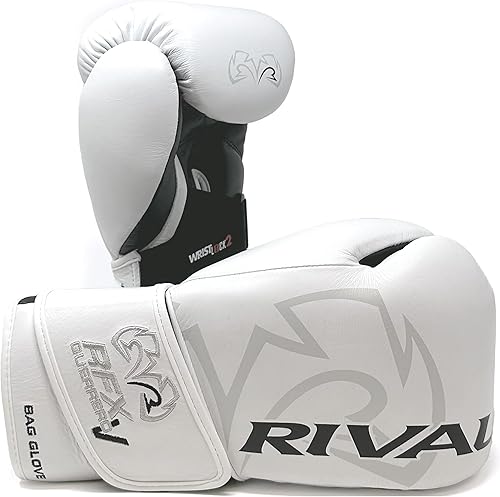 RIVAL Boxing RFX-Guerrero-V - Guantes de bolsa, acolchado de espuma interior multicapa (HDEF), cuero premium, sistema de bloqueo de muñeca 2