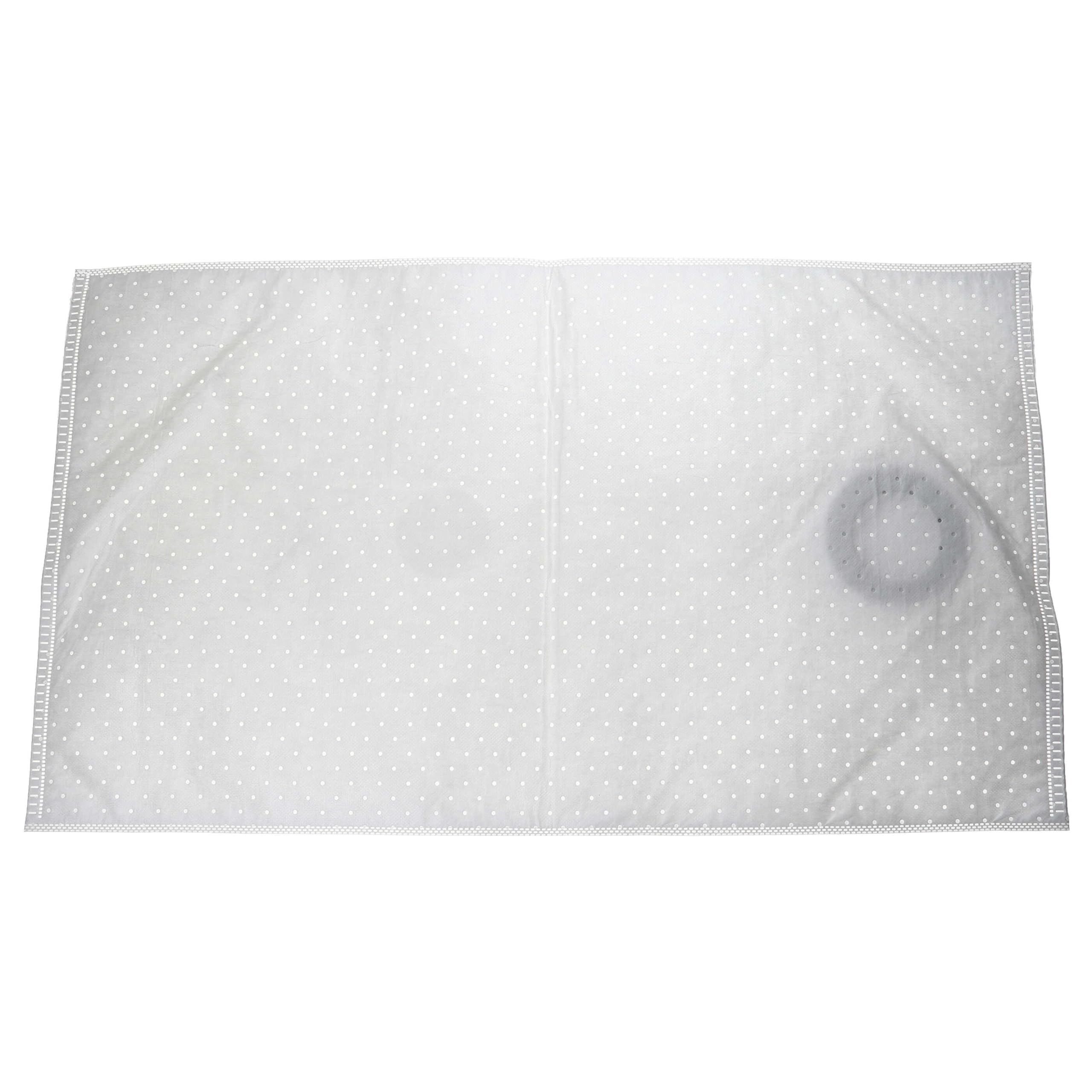 vhbw 20x bolsa compatible con Makita 440 | 445 aspiradora - 45 cm x 33 cm blanco