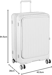 Amazon | スーツケース CAT648LY グロスホワイト | CARGO(カーゴ