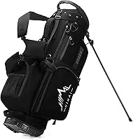 unihimal Lightweight Golf Stand Bag with 7-Way Dividers, Dual Straps, 10 Pockets & Cooler for Men Women