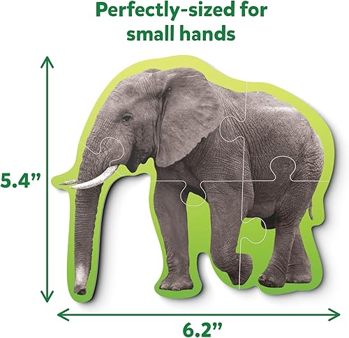 Miniatura 7 de Skillmatics Rompecabezas paso a paso  Rompecabezas de animales salvajes de 40 piezas y rompecabezas para niños pequeños, juguete educativo