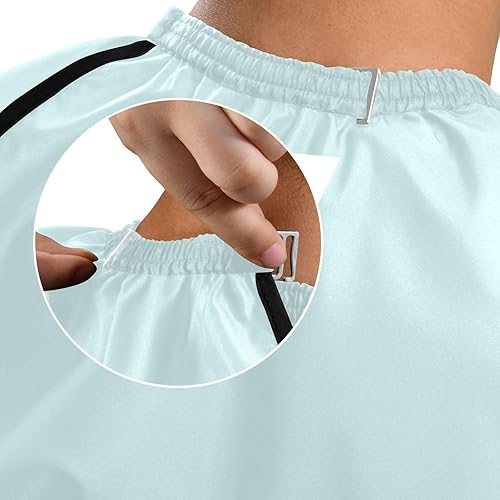 Miniatura 8 de Lavender Mist Salon Hair Color Cape, Hair Cutting Cape Washable, Adult Haircut Cape