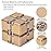 Lifidea Aluminum Alloy Metal Infinity Cube Fidget Cube (6 Colors) Handheld Fidget Toy Desk Toy with Cool Case Infinity Magic Cube Relieve Stress Anxiety ADHD OCD for Kids and Adults (Gold)