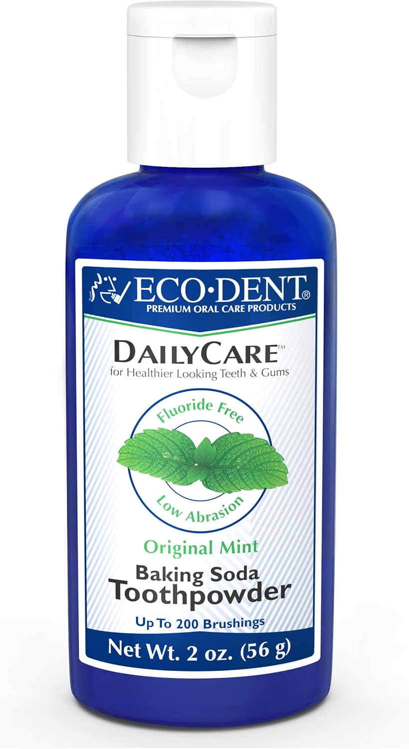 EcoDent DailyCare Baking Soda Toothpowder, Mint