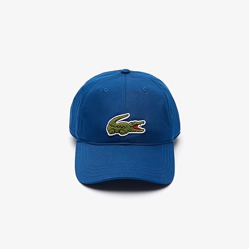Lacoste Gorra de sarga con insignia de cocodrilo
