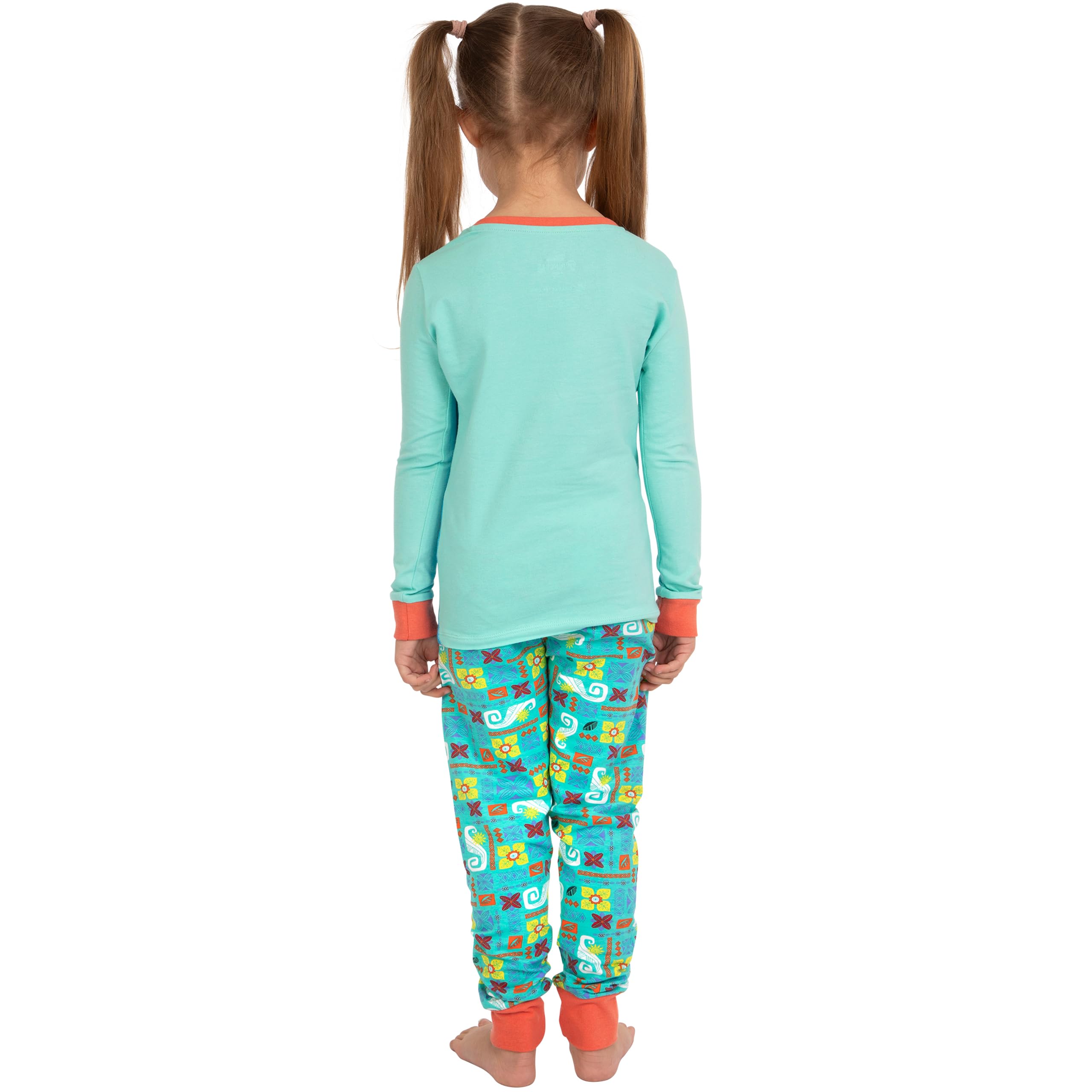 Disney Pijamas de Manga Larga para niñas Moana Ajuste Ceñido Vaiana