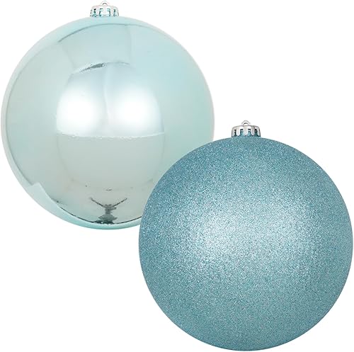 Adornos de bola de Navidad de 8 pulgadas, adornos de Navidad grandes inastillables, decoración de árbol de Navidad, adornos decorativos de plástico