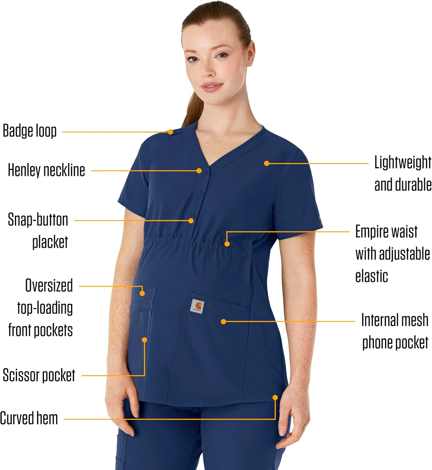 Carhartt Women's Scrub Top - Image 2