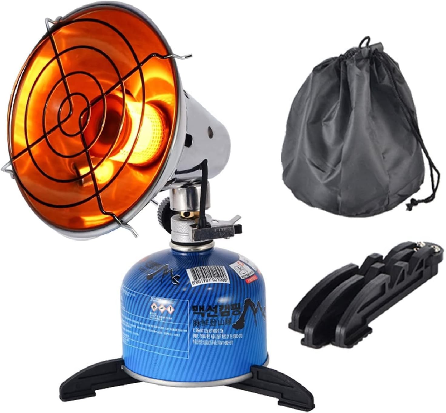 Lixada Camping Gas Heated Stove Portable Lightweight...