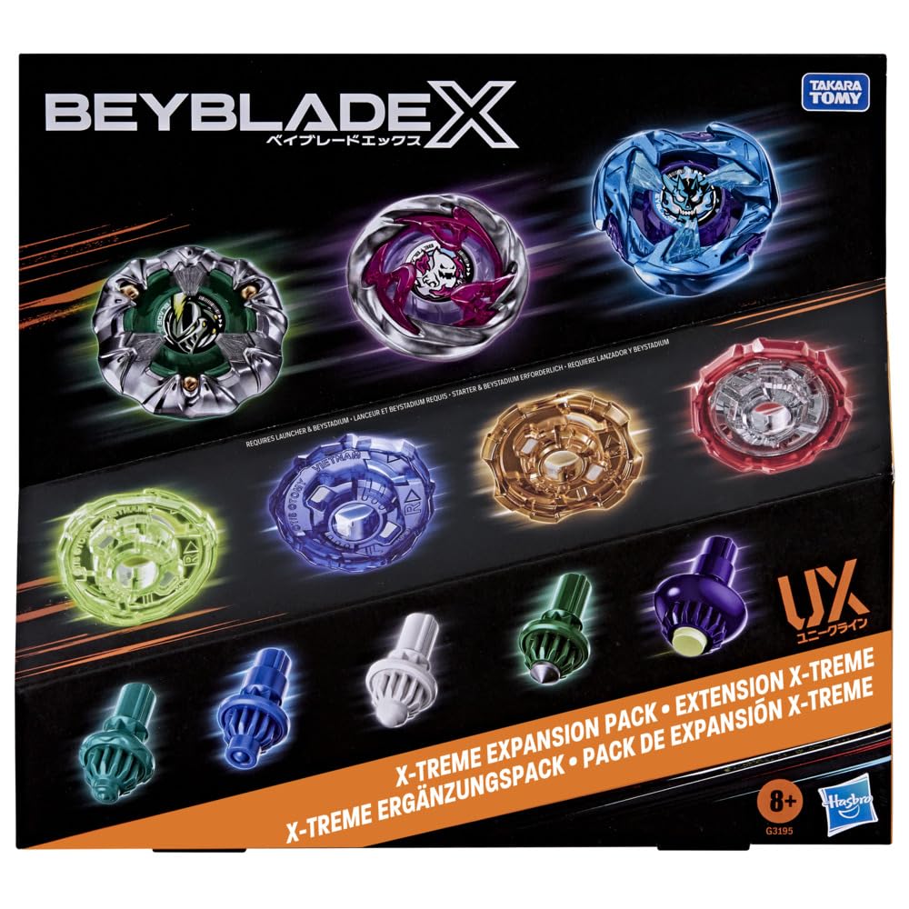 Amazon.com: BEY BLADE X X-Treme Expansion Pack, 3 Blades, 4