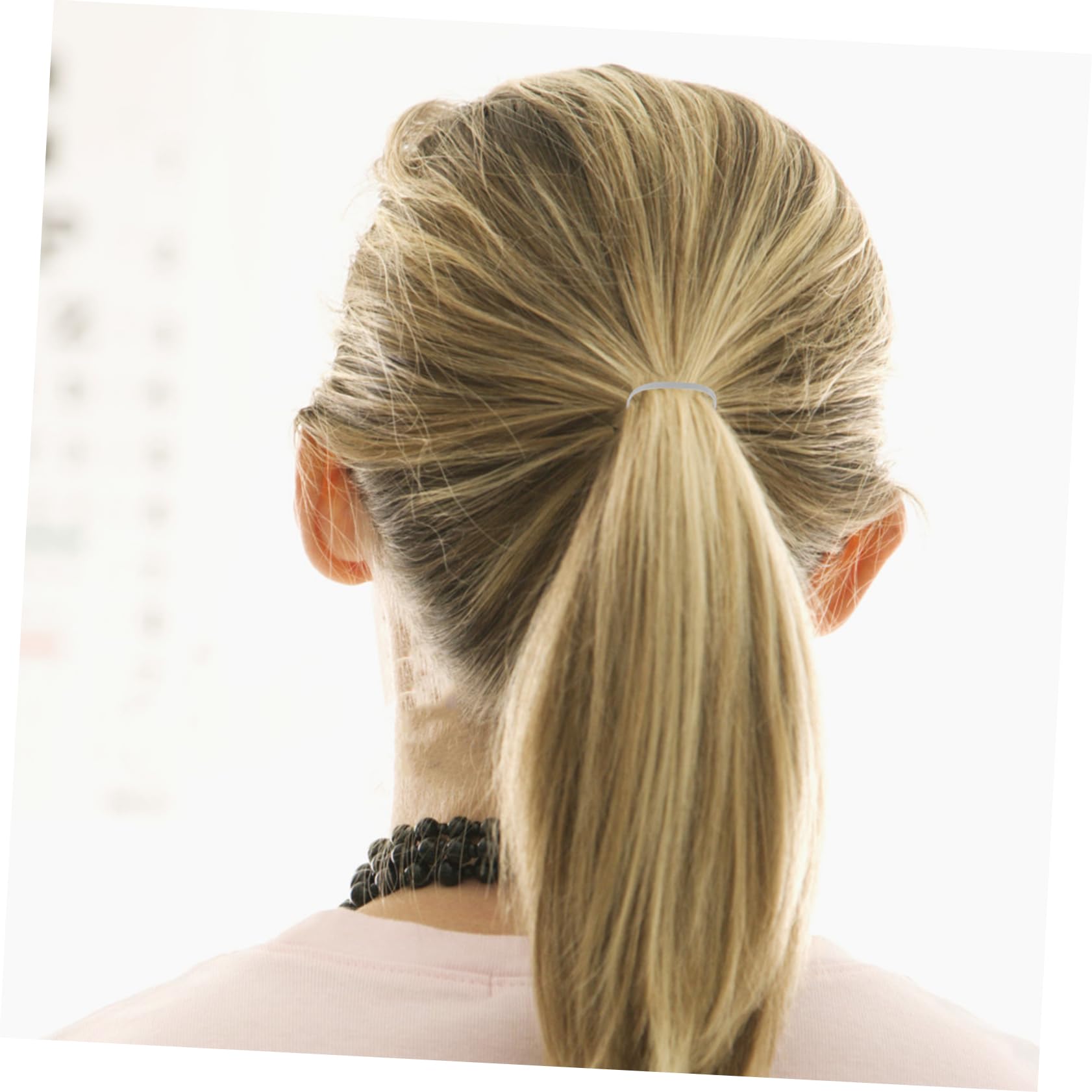 Beavorty 5000pezzi Elastici Trasparenti per Capelli Spessi ad Alta Elasticità Resistenti e Durevoli per Sport Viaggi e Uso Quotidiano