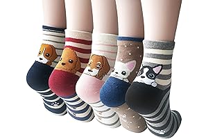 5 Pairs Cute Animal Socks for Women: Unleash the Fun & Comfort