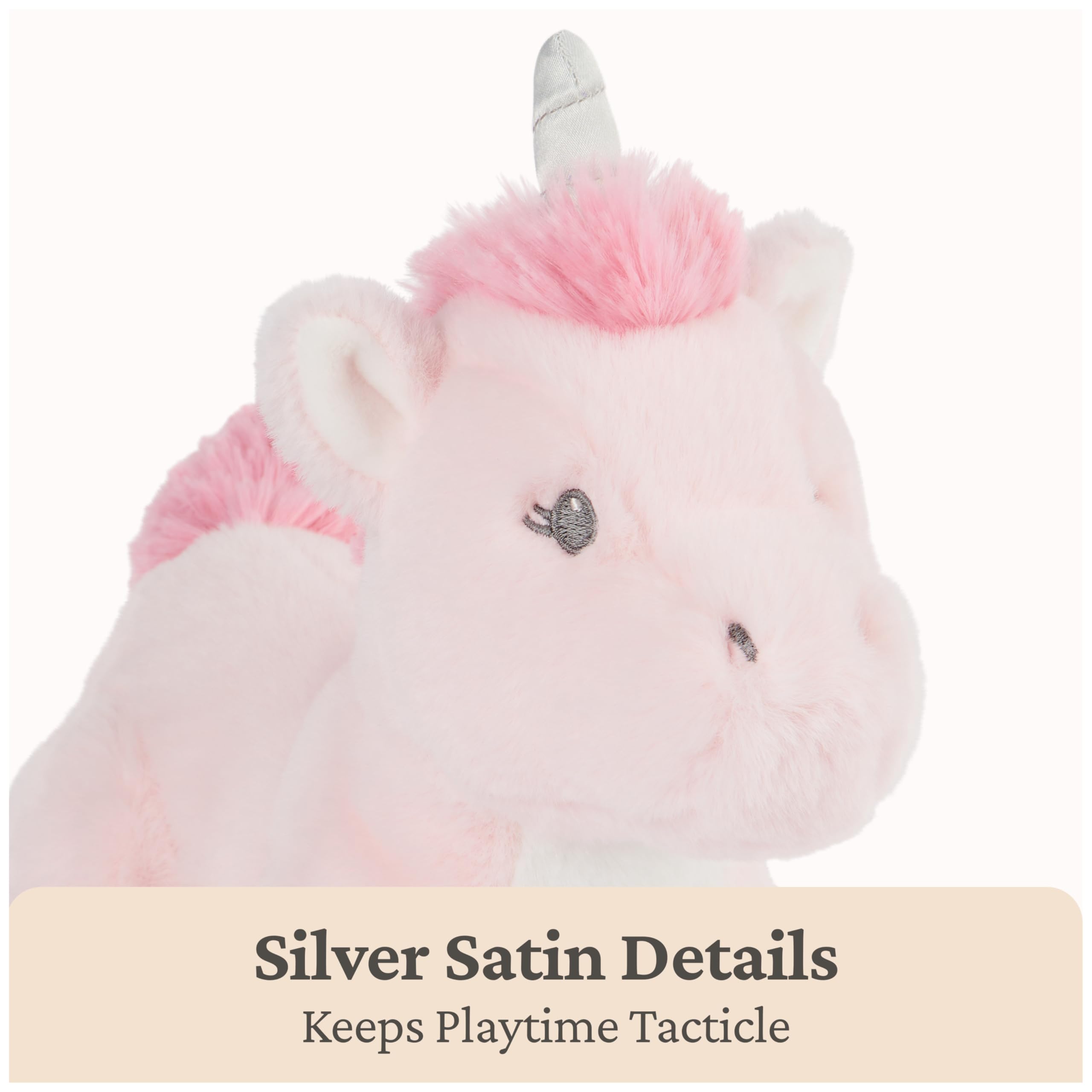 GUND Baby Alora - Peluche a forma di unicorno, per neonati e bambini, rosa, 25,4 cm
