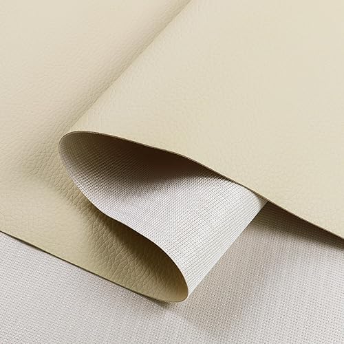 Miniatura 9 de Tela marina de vinilo de cuero sintético, almohadillas interiores de repuesto para barcos y techos, más suave y duradera (48 x 55 pulgadas, gris)