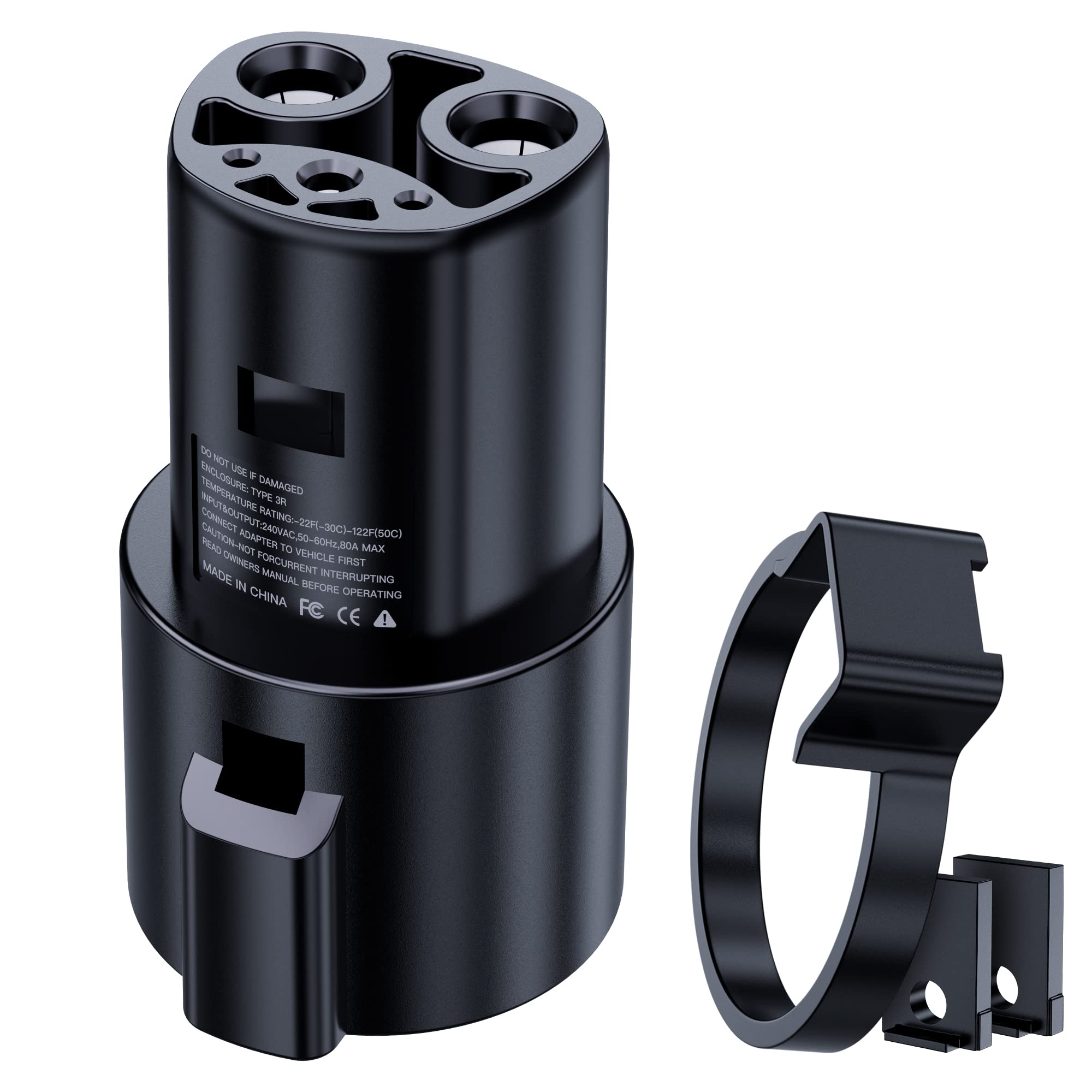 J1772 to Tsl Adapter 80 Amp / 250V AC,Portable Fast Charging Tsl to J1772 Adapter,with Charger Lock,Compatible with Tsl Model X/Y/3/S Accessories