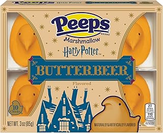 Harry Potter Butterbeer Flavored Marshmallow Peeps - 10 chicks
