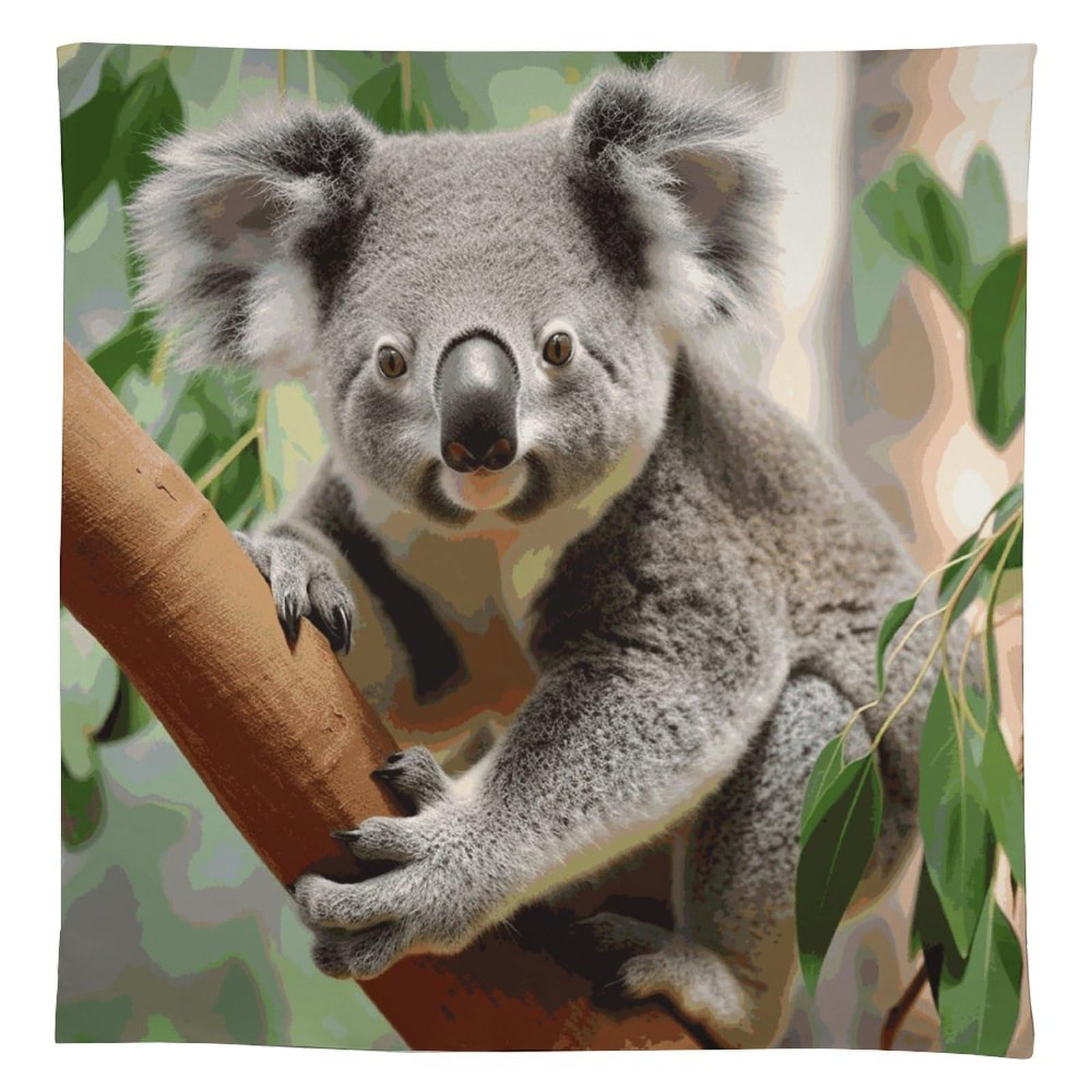 Nappe anti-taches rectangulaire koala pour protéger votre table