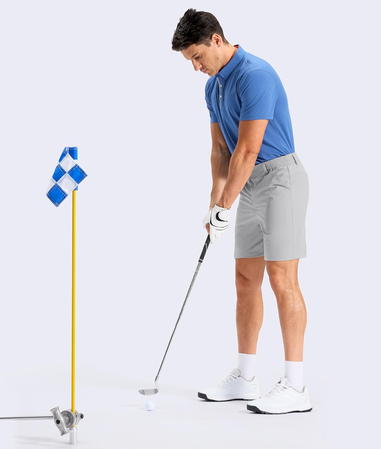 Soothfeel Men's Casual Shorts with 5 Pockets 7"/ 9" Golf Shorts Stretch Quick Dry Lightweight Work Dress Hiking Shorts - Image 6