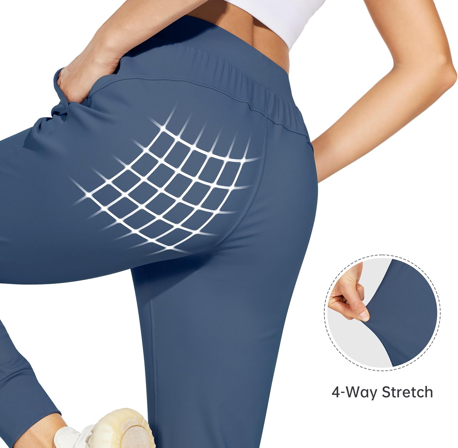 Willit Women's Joggers Pants Lightweight Athletic Sweatpants with Pockets Running Workout Casual Tapered Pants - Image 6