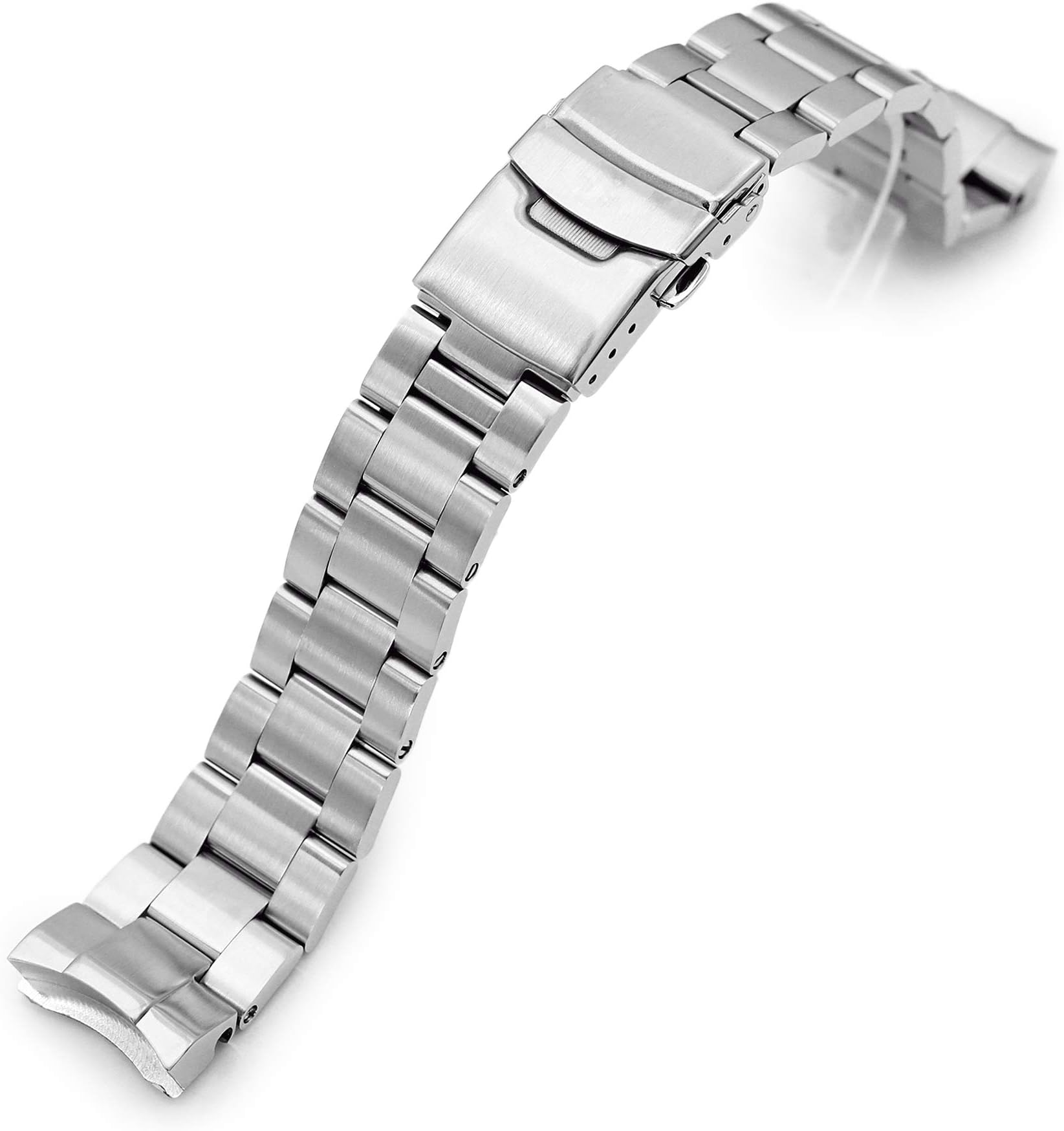 MiLTAT 20mm Watch Band for SEIKO SBDC001 SBDC031 SBDC035, Super-O Solid Screw-Links