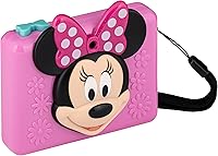 Vista 3 de ekids Minnie Mouse Kids Camera with SD Card, Digital Camera for Kids with Video Recording, Built-in Digital Stickers (Minnie Mouse)
